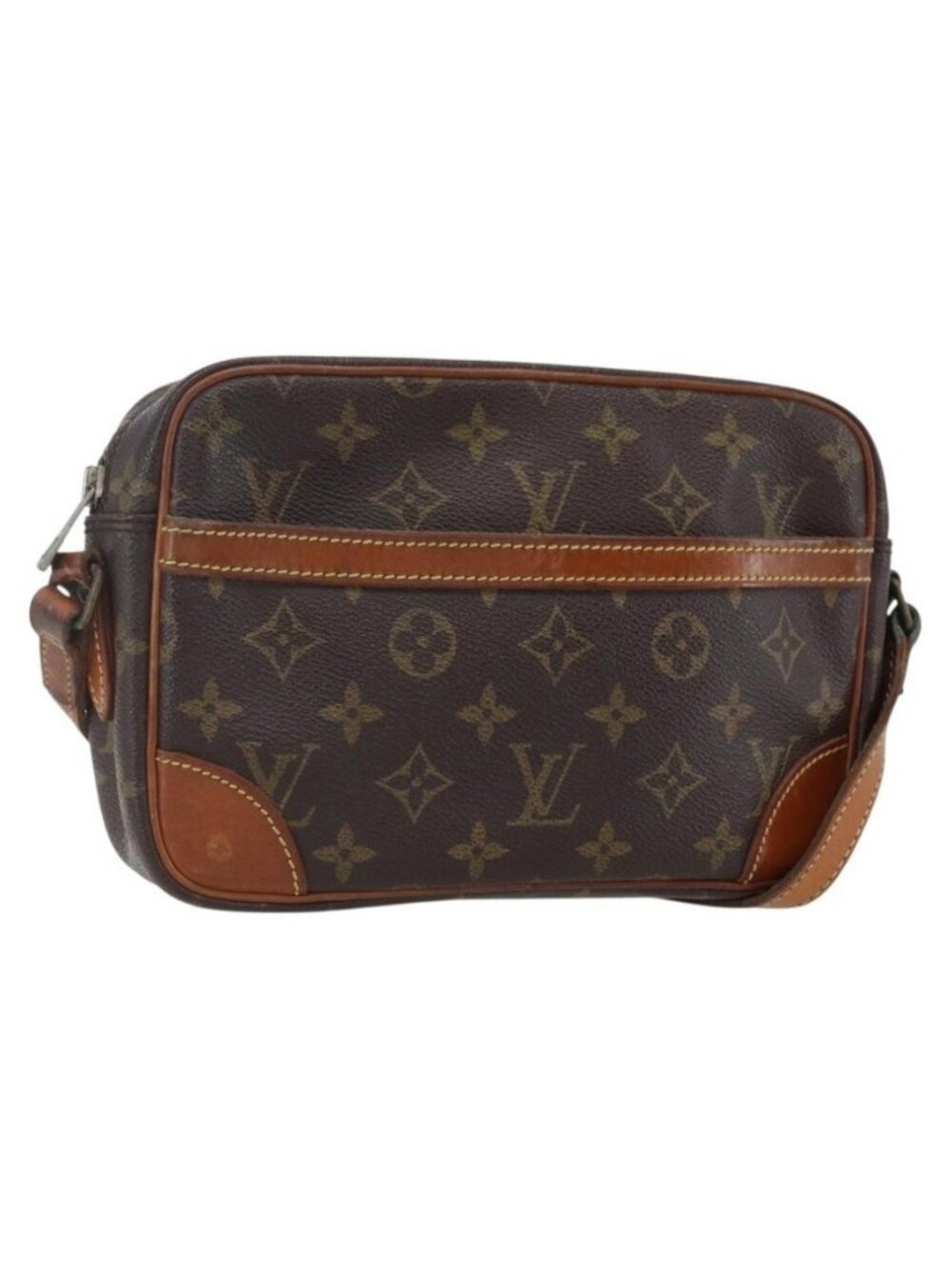 Authentic LOUIS VUITTON Monogram Trocadero 23 Shoulder Bag M51276 LV